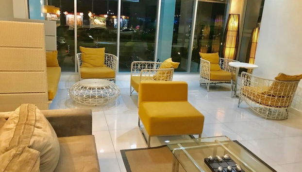 Sala de estar do lobby