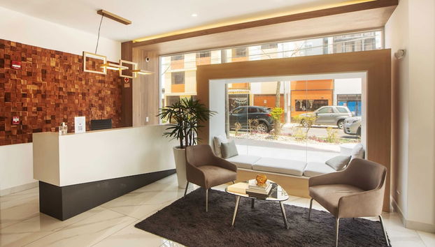 Sala de estar do lobby