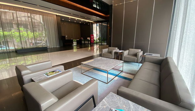Sala de estar do lobby