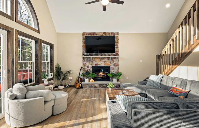 Lakeview Sunset Heaven Waterfront Escape + Private Dock Firepit + Game Room New Construction - Foto 6