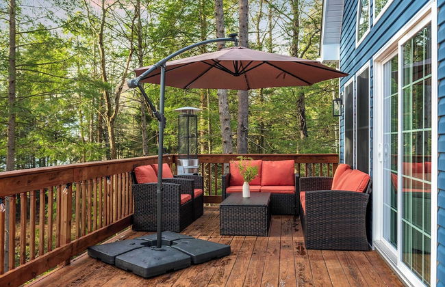 Lakeview Sunset Heaven Waterfront Escape + Private Dock Firepit + Game Room New Construction - Foto 39