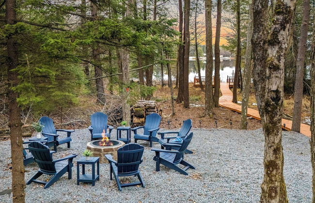 Lakeview Sunset Heaven Waterfront Escape + Private Dock Firepit + Game Room New Construction - Photo 79