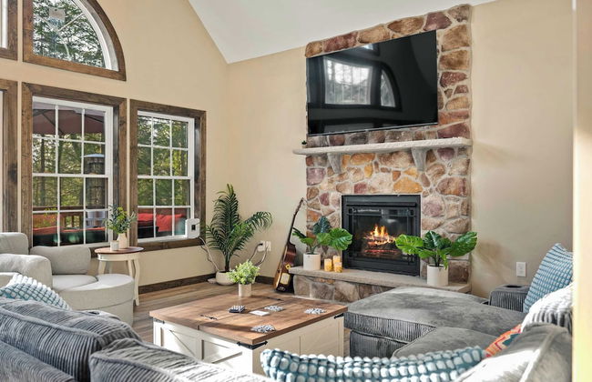 Lakeview Sunset Heaven Waterfront Escape + Private Dock Firepit + Game Room New Construction - Foto 7