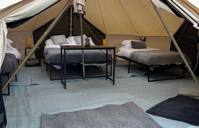 Cozy Hot Tent With Log Burner & Hot Tub Right Tent - Foto 1