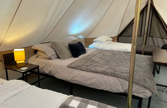 Cozy Hot Tent With Log Burner & Hot Tub Right Tent - Foto 3