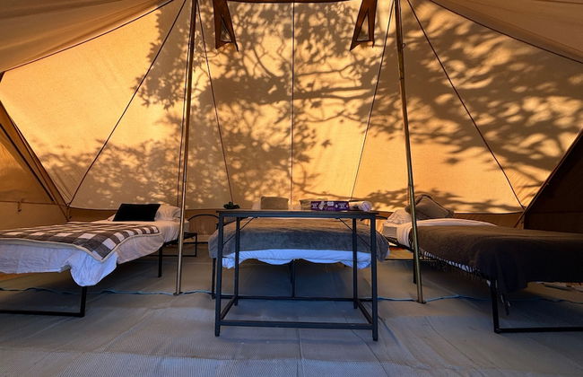 Cozy Hot Tent With Log Burner & Hot Tub Right Tent - Foto 2
