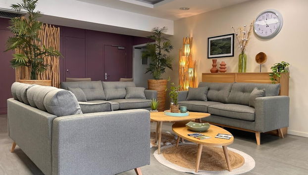 Sitzecke in der Lobby