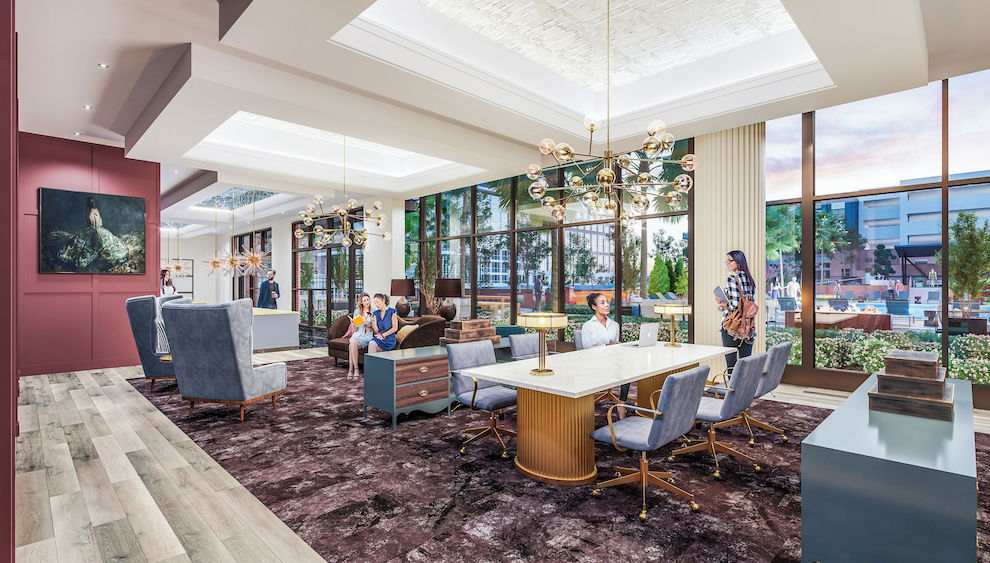 Sitzecke in der Lobby
