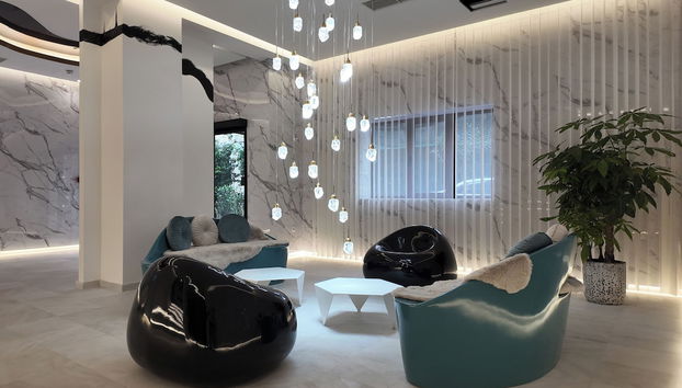 Lobby sitting area