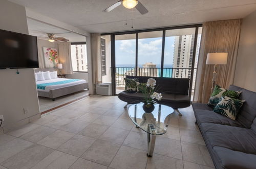 Photo 1 - Newly Remodeled Corner Unit at the Waikiki Banyan with Diamond Head Views by Koko Resort Vacation Rentals
