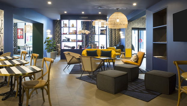 Sala de estar do lobby