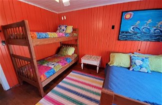 Photo 2 - Amazing 4 Bedroom, Oceanfront, Hot Tub - Pink Flamingo