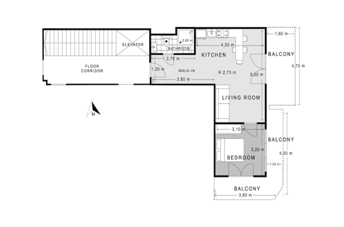 Photo 9 - Sanders Arch - Compact 1-bdr Apt w Balcony