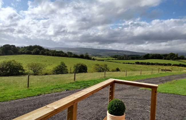 Cleeves Cabins, Arran Luxury Lodge With hot tub - Foto 9