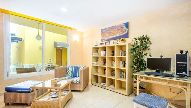 Sala de estar do lobby