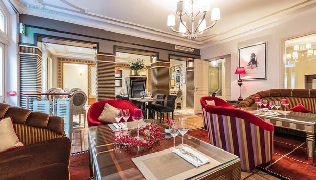 Sala de estar do lobby