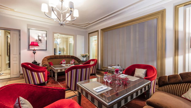 Sala de estar do lobby