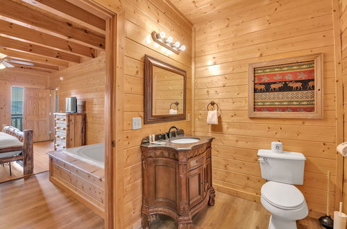 Photo 44 - Cabin w/ Theater, Games & Hot Tub! Sleeps 30