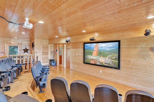 Photo 37 - Cabin w/ Theater, Games & Hot Tub! Sleeps 30