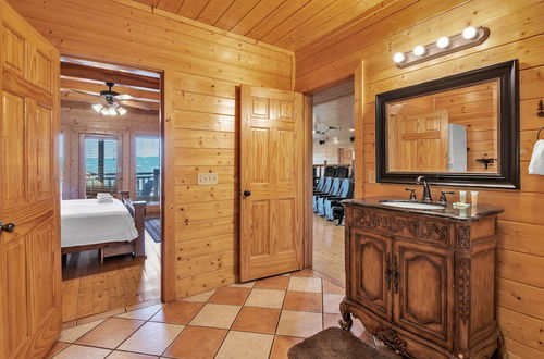 Photo 49 - Cabin w/ Theater, Games & Hot Tub! Sleeps 30