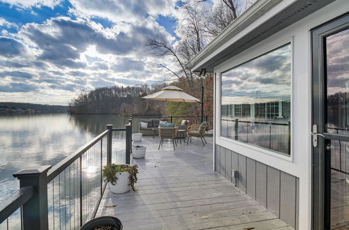 Photo 3 - Unique Smith Mountain Lake Home Over Water w/ Dock