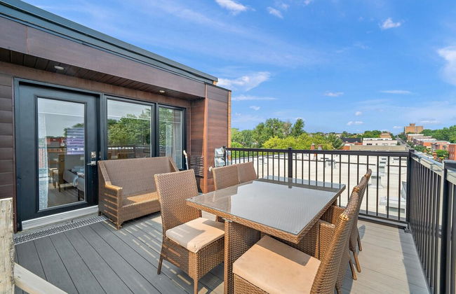 Private Roof top Patio Downtown Metro Frontenac - Foto 3