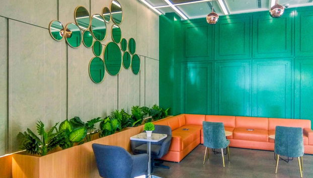 Sala de estar do lobby