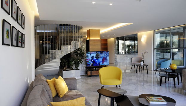 Sala de estar do lobby