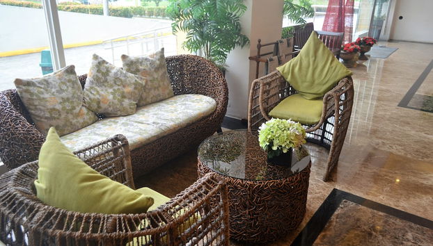Sitzecke in der Lobby