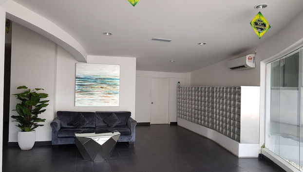 Sala de estar do lobby