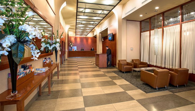 Sala de estar do lobby