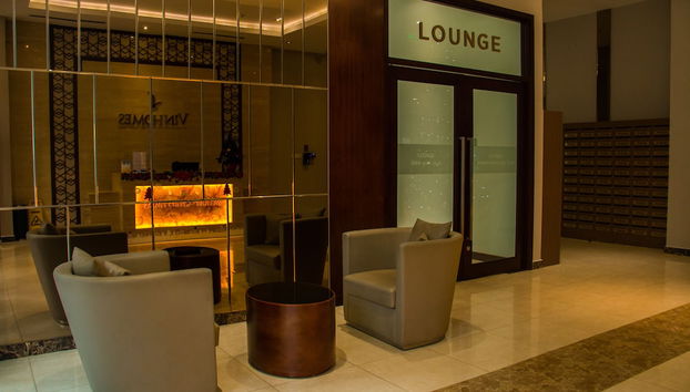 Zona de estar del vestíbulo