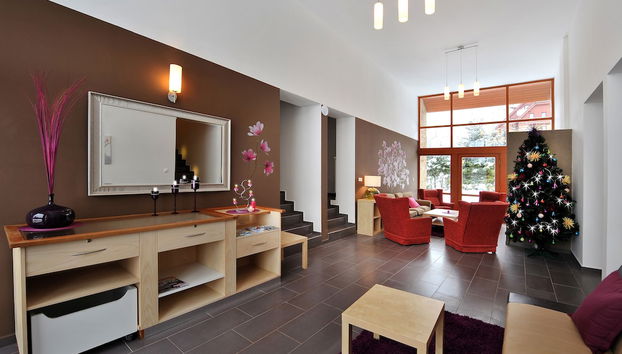Lobby sitting area