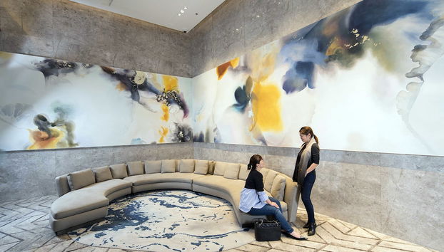 Sitzecke in der Lobby
