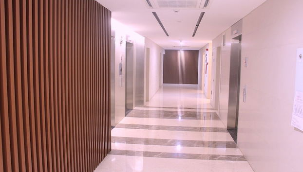 Interior entrance