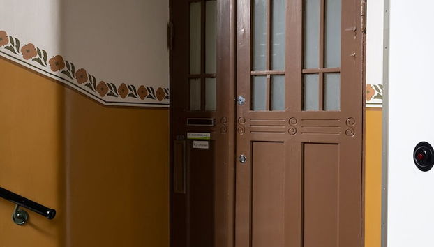 Interior entrance
