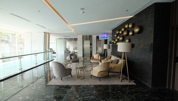 Sala de estar do lobby