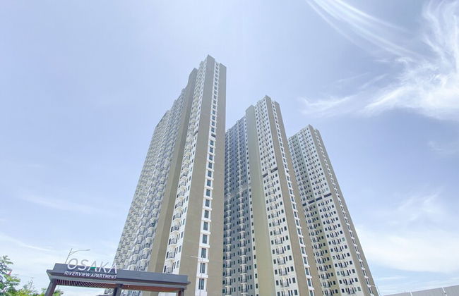 Compact Studio (No Kitchen) At Osaka Riverview Apartment Pik 2 - Foto 15
