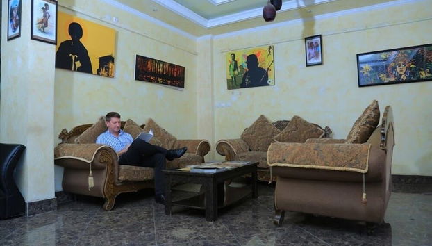 Sala de estar do lobby