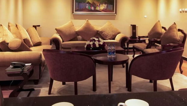 Sala de estar do lobby