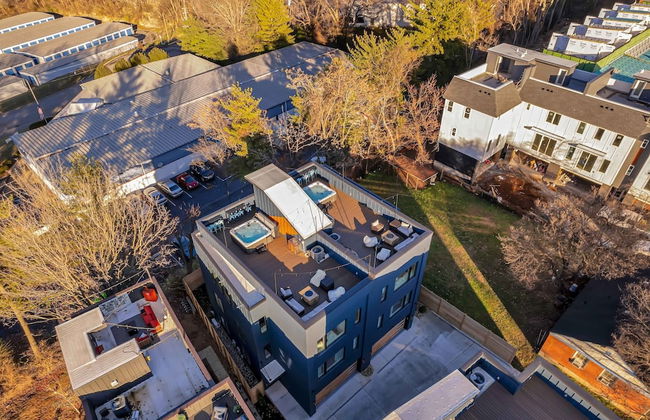 Luxury Hot tub Rooftop Deck Game Room Nashville - Foto 62