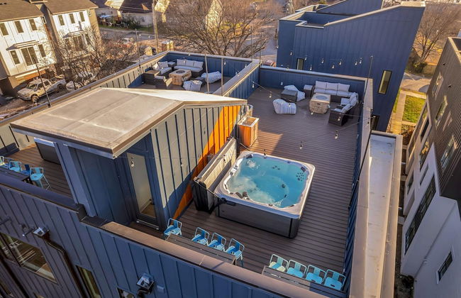 Luxury Hot tub Rooftop Deck Game Room Nashville - Foto 45