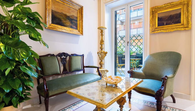 Lobby sitting area