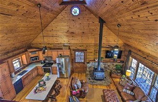 Photo 2 - Luxury Log Cabin w/ 5 Private Acres + Hot Tub
