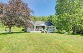 Photo 1 - Weaverville Cottage: Fishing Pond & Mountain Views