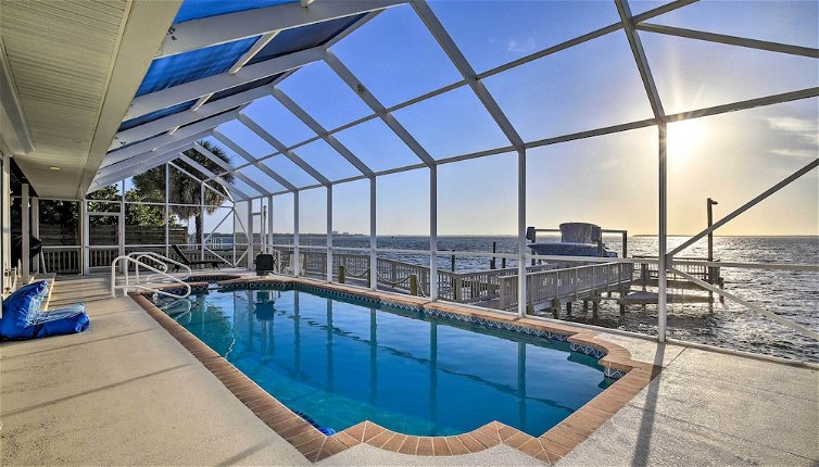 Photo 1 - Stunning Bayfront Retreat With Pool, Spa & Dock