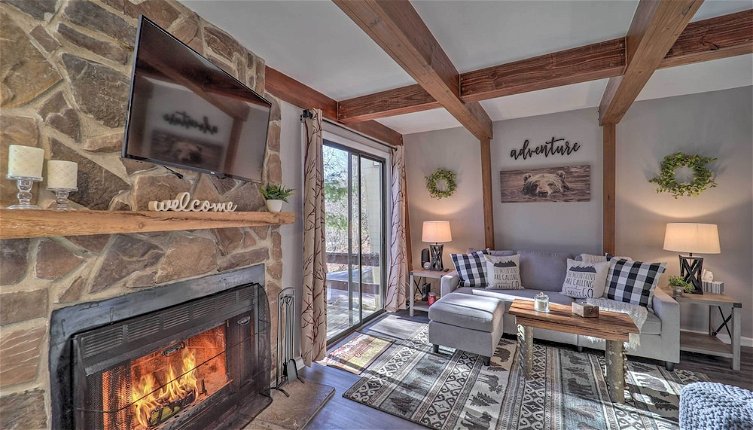 Photo 1 - Charming Mountain Townhome w/ Deck, Fireplace