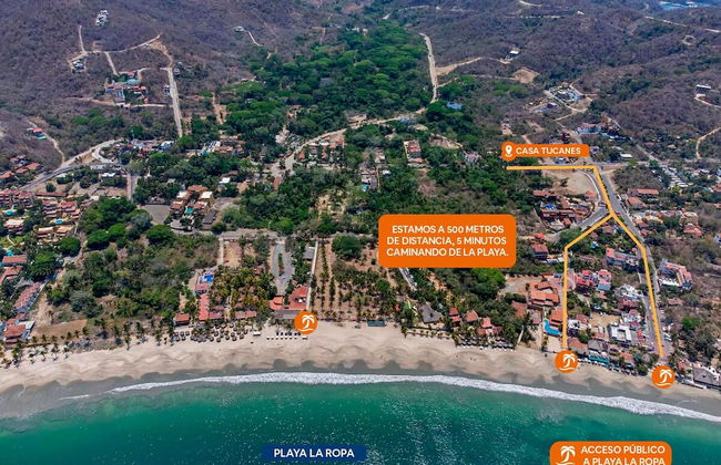 Villa Palomas A Unos Pasos De Playa La Ropa - Photo 46