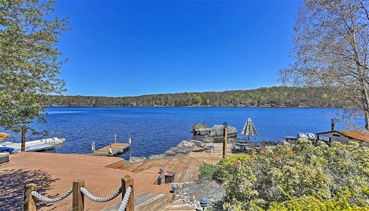 Photo 1 - Grand Lakefront Home w/ Dock in The Hideout