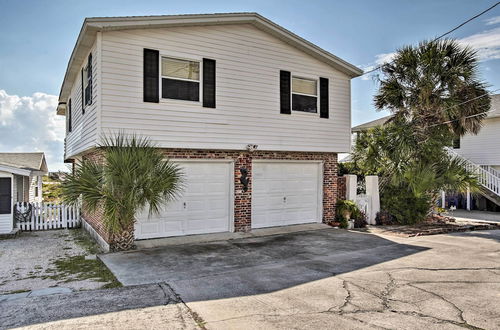 Photo 12 - Fernandina Cottage: Deck, Direct Beach Access